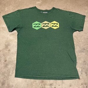 Billabong Y2K Green Graphic Tee Men’s Large